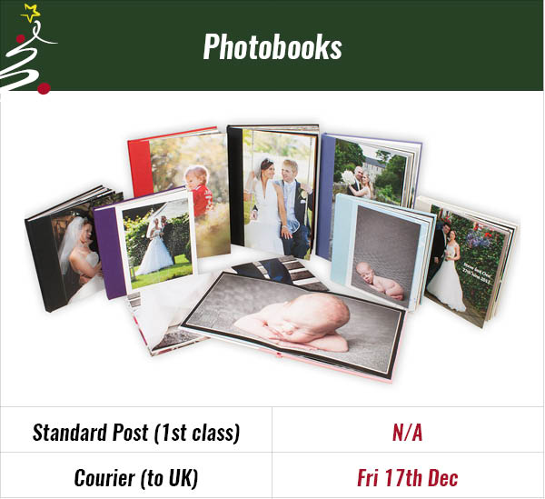 Christmas Deadline for Photo Books