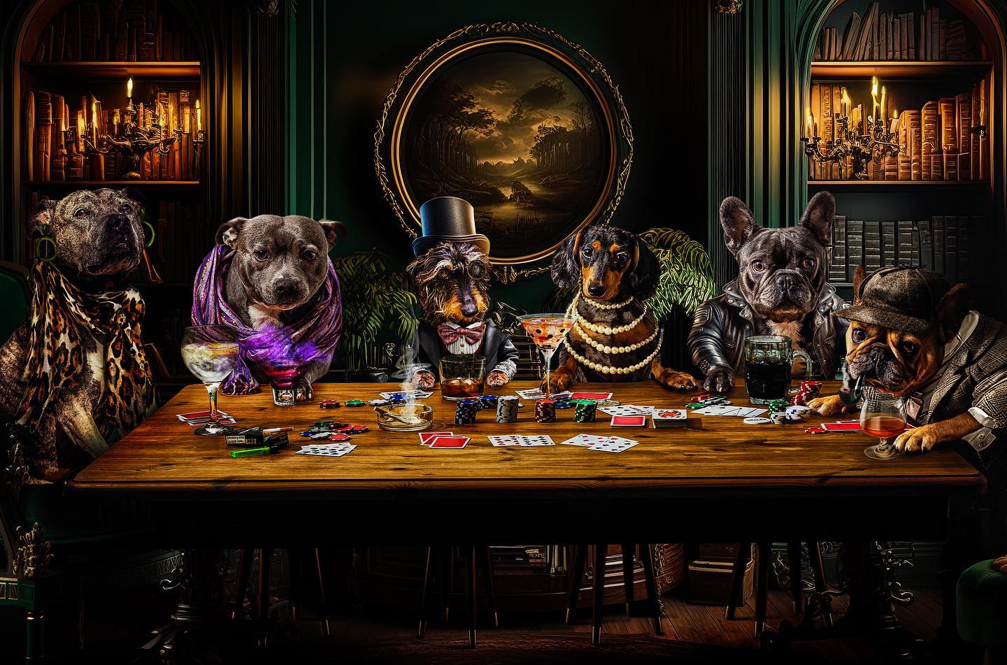 Dogs Poker Night