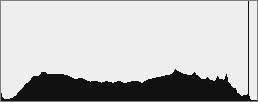 Histogram of a correctly exposed Photograph