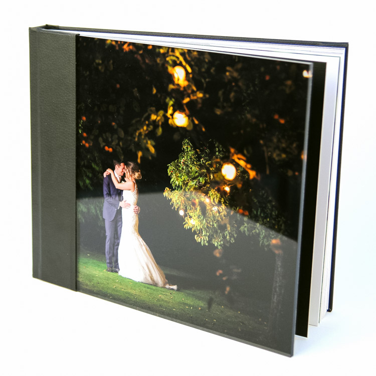 Acrylic ‘Ice’ Photographic Wedding Album