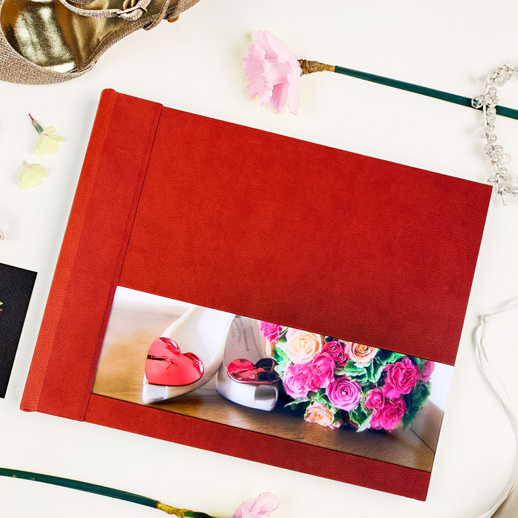 Acrylic ‘Ice’ Panoramic Photographic Wedding Album