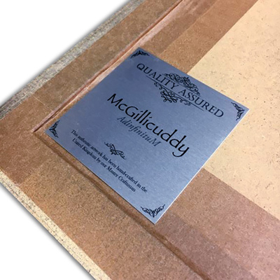 Quality Assurance Plaques