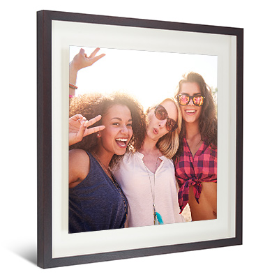 Photo Float Frame - Wenge Frame and Mount