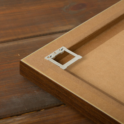 Framed Photo Print - Rear - Hanger