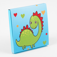 Ten Squared Print Box - Dinosaur