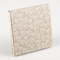 Ten Squared Print Box - Hearts