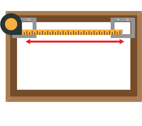 How to Hang a Large Framed Print - Step 1